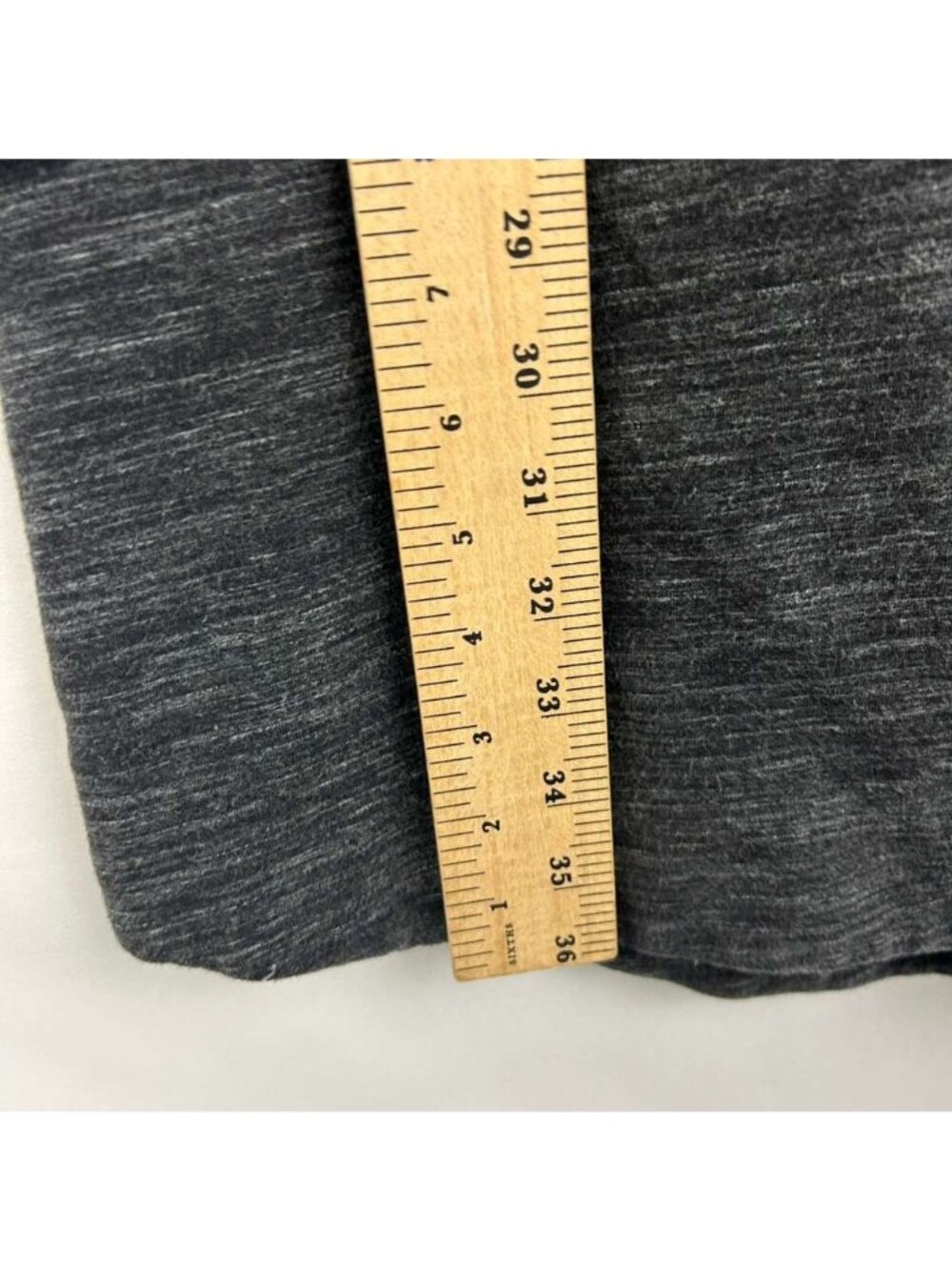 Athleta Women's Large Hooded Long Sleeve Tunic Dress Black Heathered Cowl Neck - Picture 7 of 15